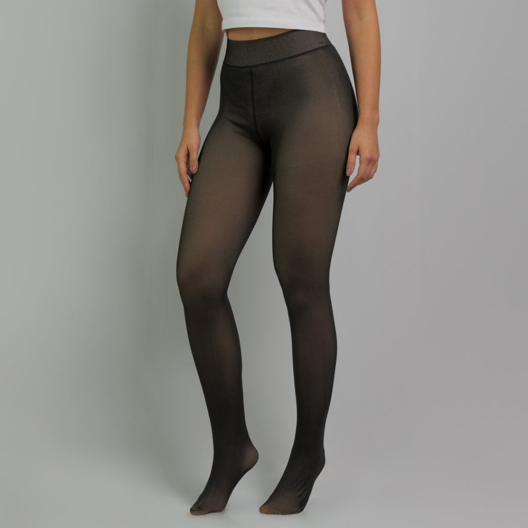 Collants Polaires Effet Transparent