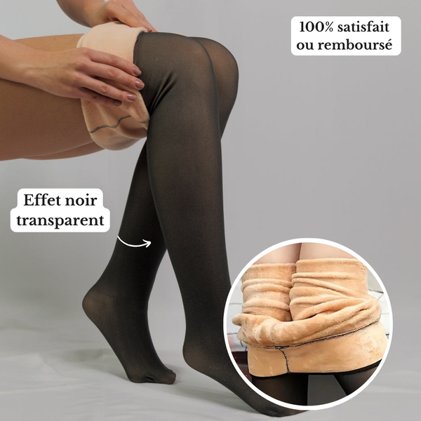 Collants Polaires Effet Transparent